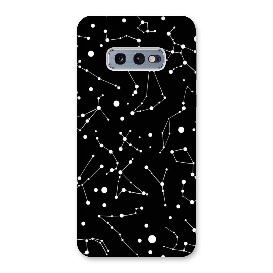 Black Constellation Pattern Back Case for Galaxy S10e