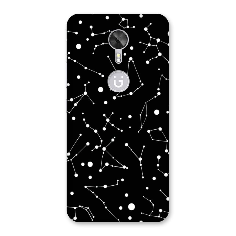 Black Constellation Pattern Back Case for Gionee A1