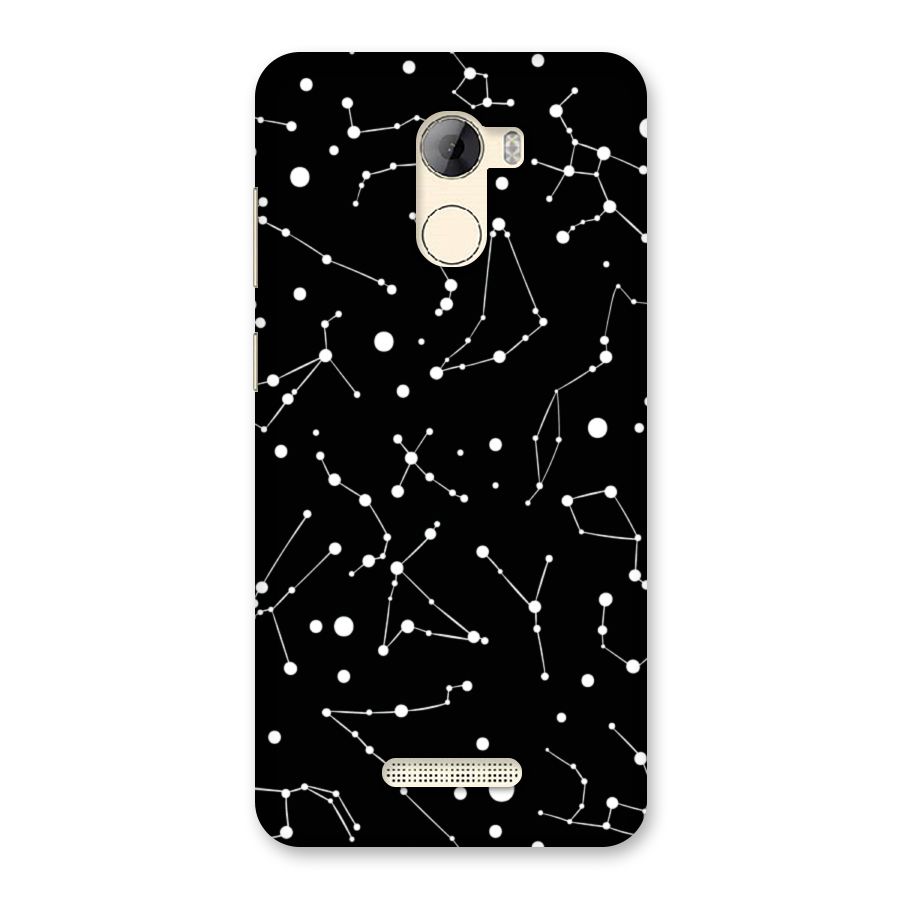 Black Constellation Pattern Back Case for Gionee A1 LIte