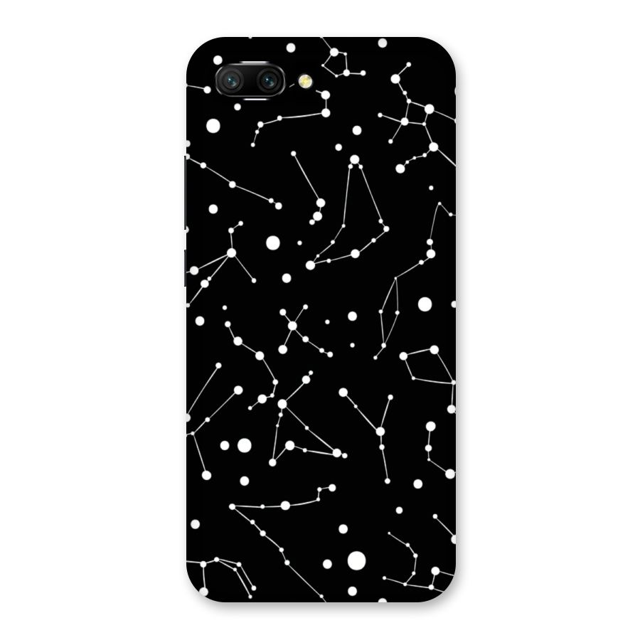 Black Constellation Pattern Back Case for Honor 10