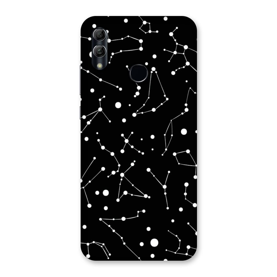 Black Constellation Pattern Back Case for Honor 10 Lite