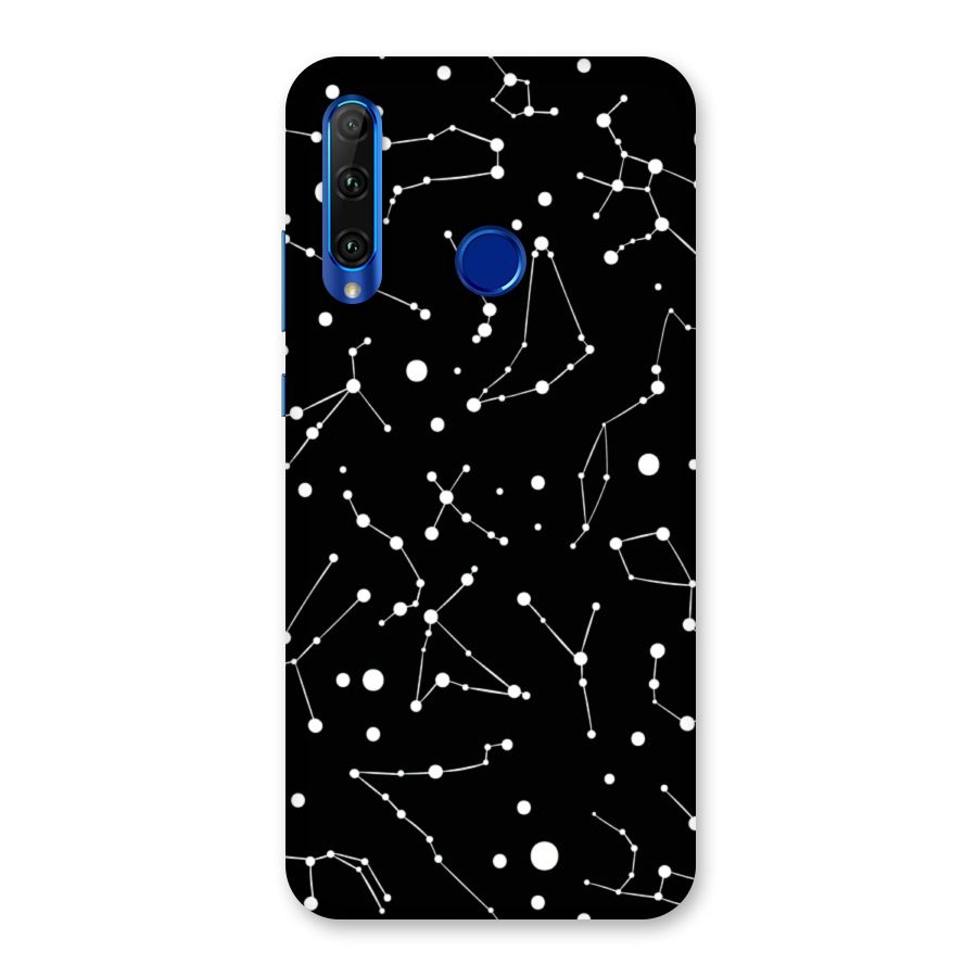 Black Constellation Pattern Back Case for Honor 20i
