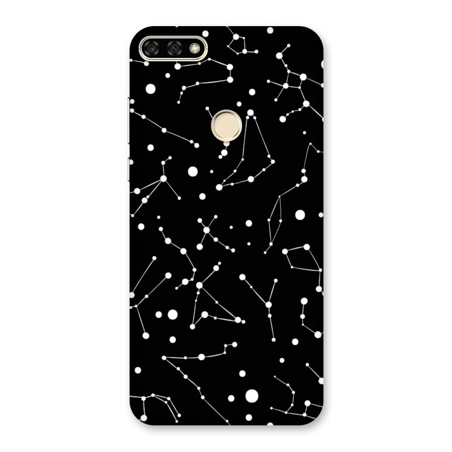 Black Constellation Pattern Back Case for Honor 7A