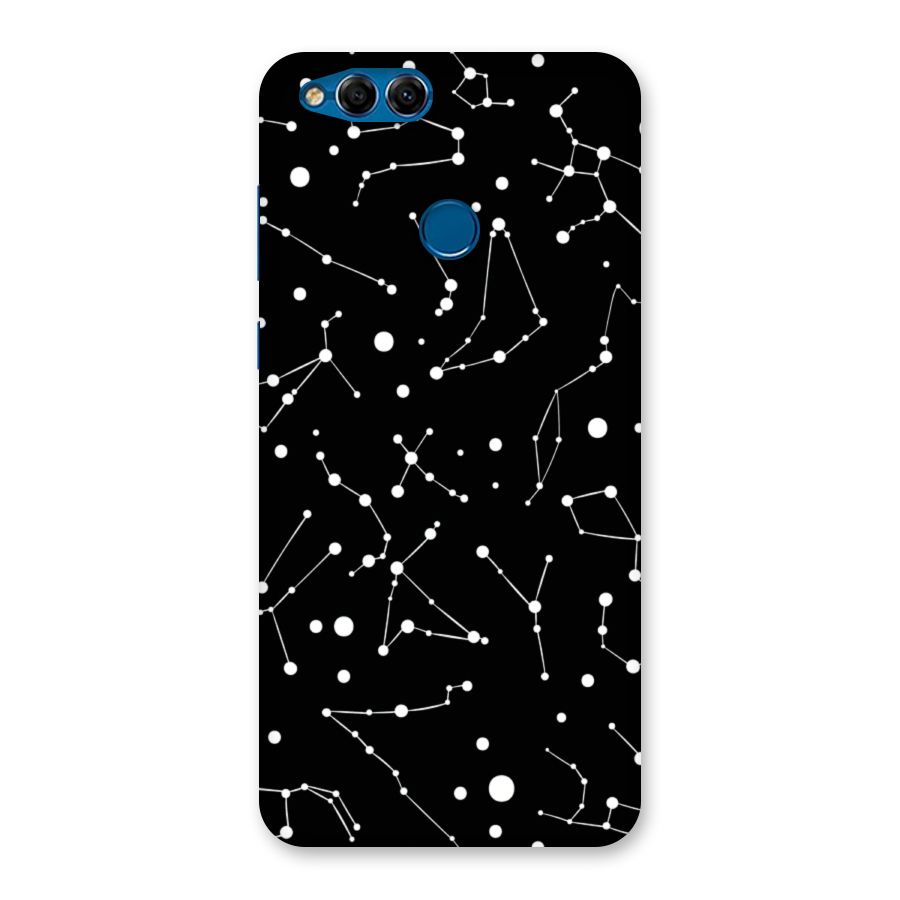Black Constellation Pattern Back Case for Honor 7X