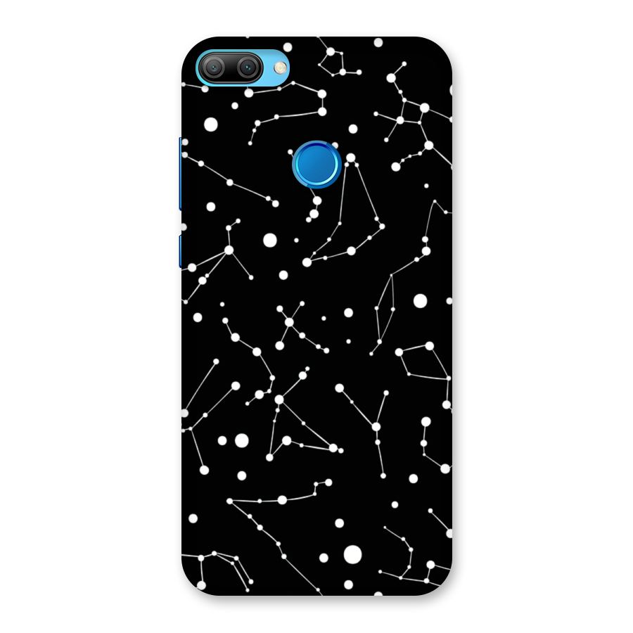 Black Constellation Pattern Back Case for Honor 9N