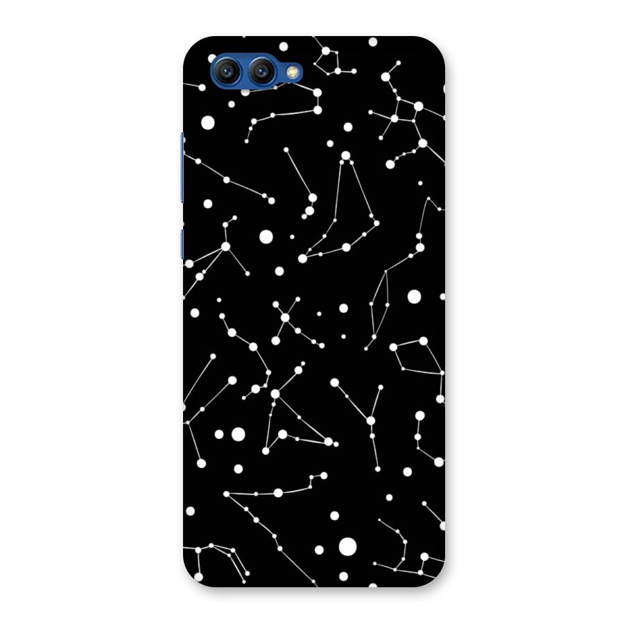 Black Constellation Pattern Back Case for Honor View 10
