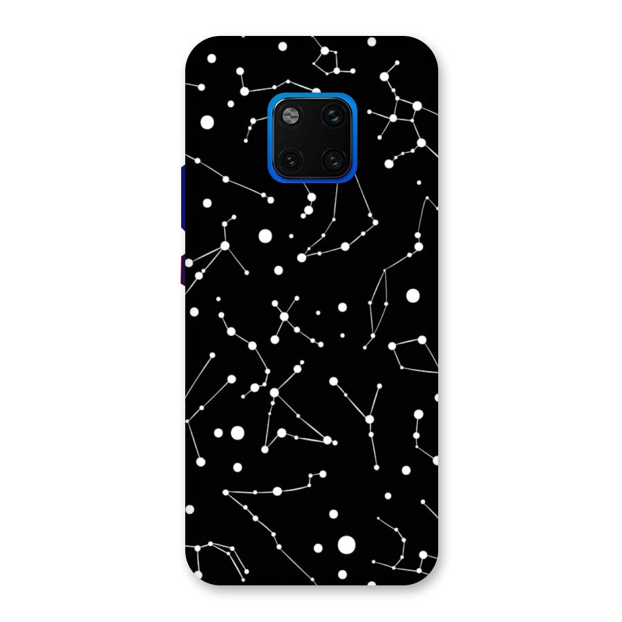 Black Constellation Pattern Back Case for Huawei Mate 20 Pro