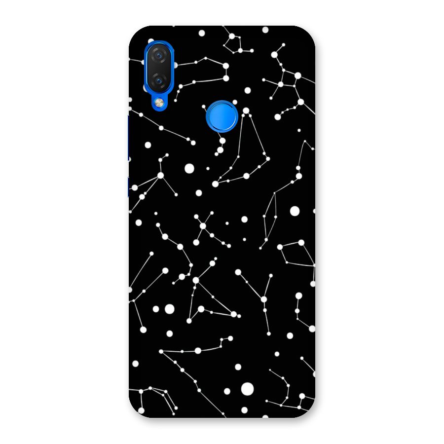 Black Constellation Pattern Back Case for Huawei P Smart+
