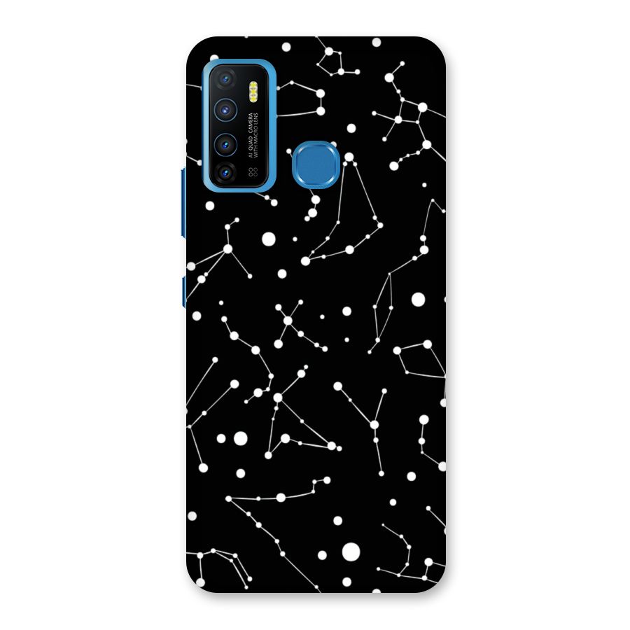 Black Constellation Pattern Back Case for Infinix Hot 9