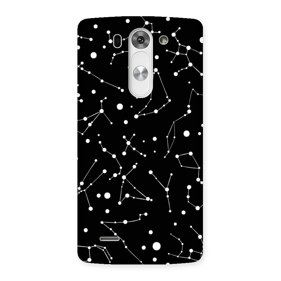 Black Constellation Pattern Back Case for LG G3 Mini