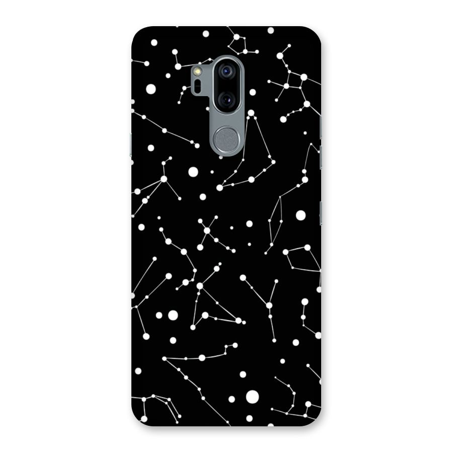 Black Constellation Pattern Back Case for LG G7