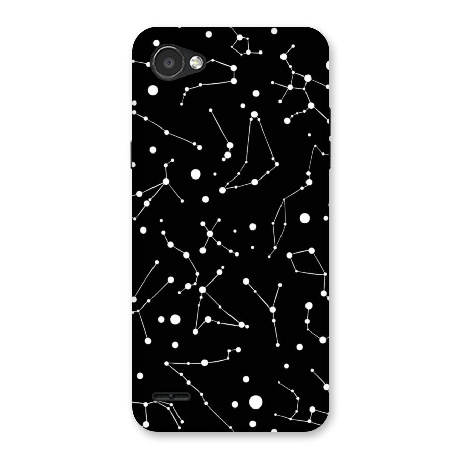 Black Constellation Pattern Back Case for LG Q6