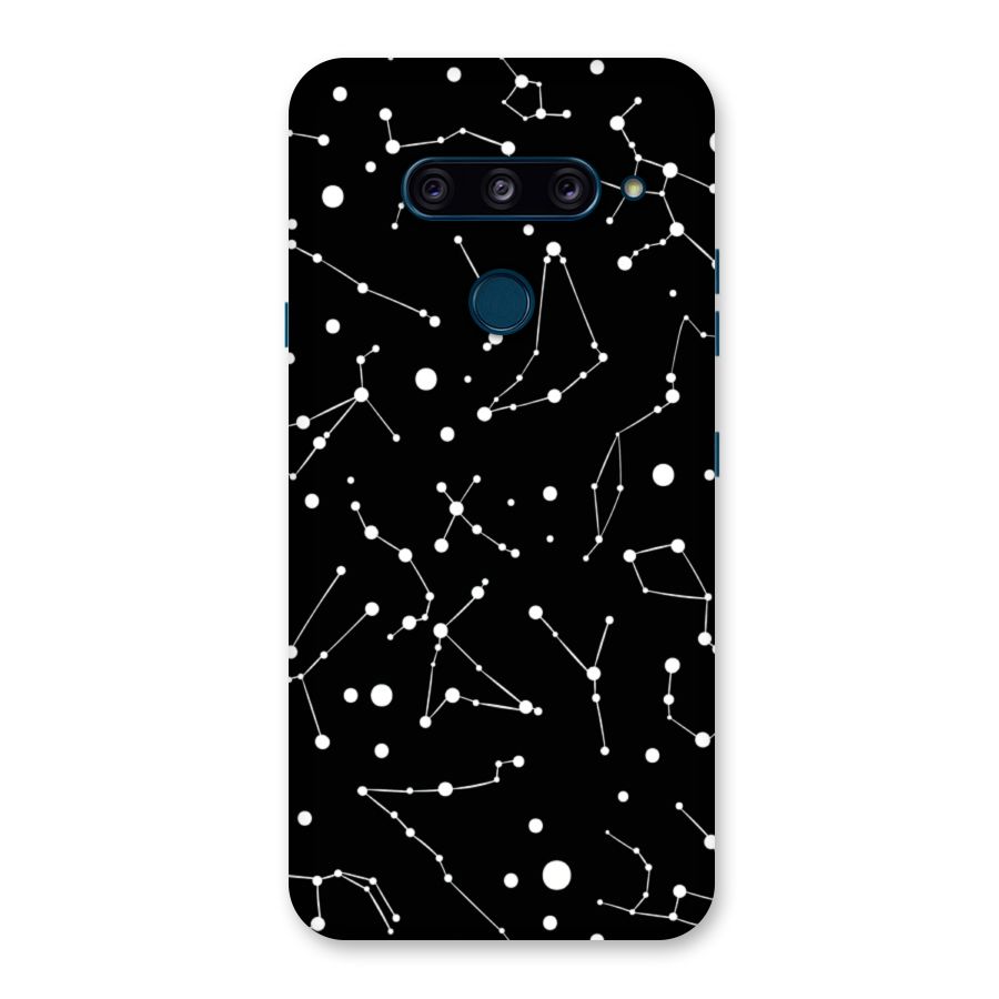 Black Constellation Pattern Back Case for LG  V40 ThinQ