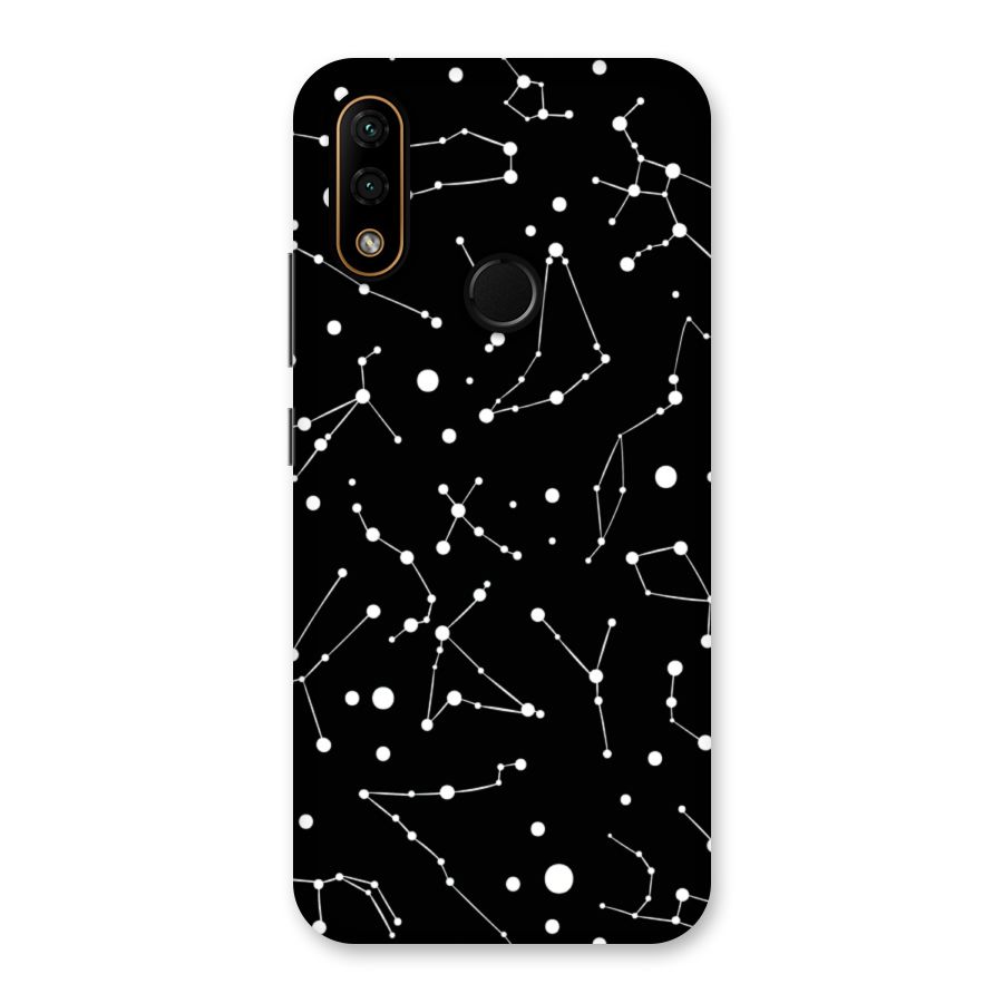 Black Constellation Pattern Back Case for Lenovo A6 Note