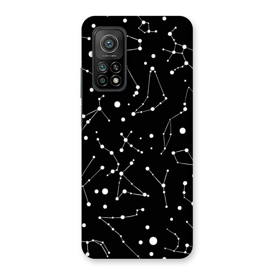 Black Constellation Pattern Back Case for Mi 10T 5G