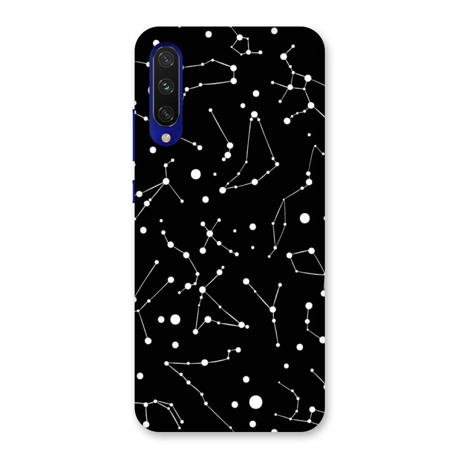 Black Constellation Pattern Back Case for Mi A3