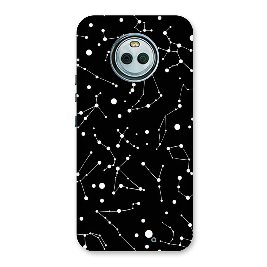 Black Constellation Pattern Back Case for Moto X4