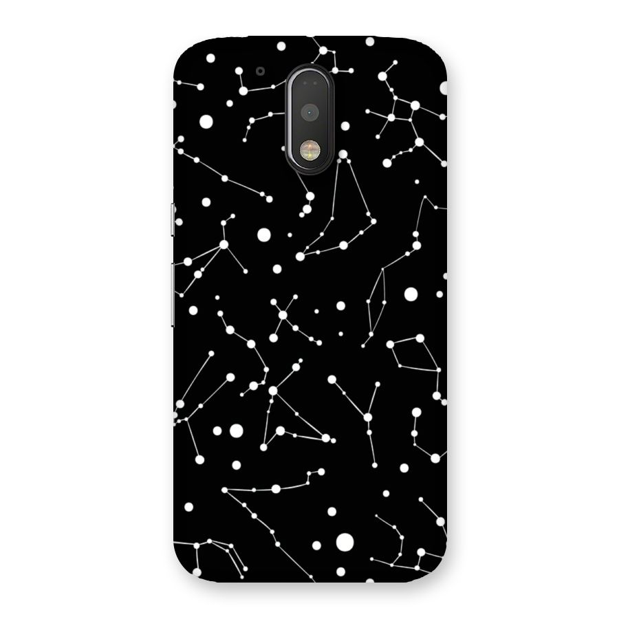 Black Constellation Pattern Back Case for Motorola Moto G4 Plus
