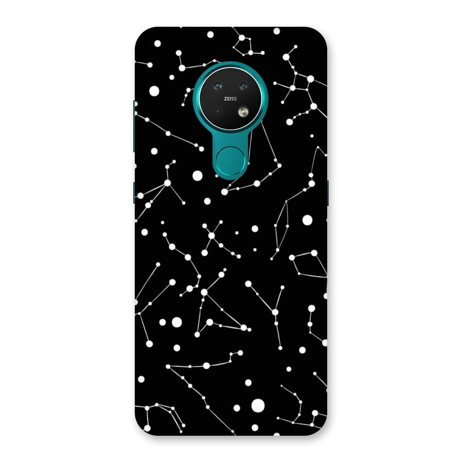Black Constellation Pattern Back Case for Nokia 7.2