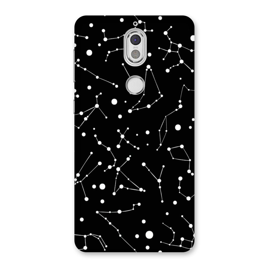 Black Constellation Pattern Back Case for Nokia 7