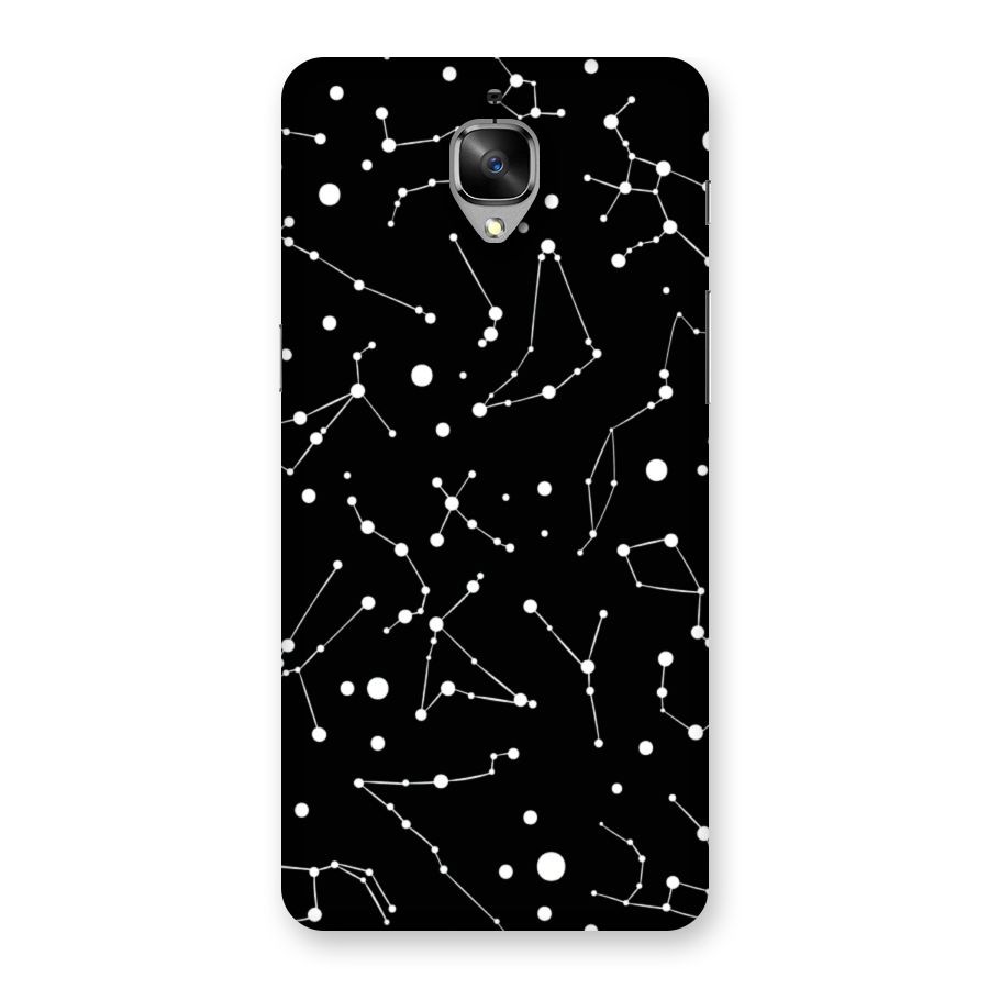 Black Constellation Pattern Back Case for OnePlus 3