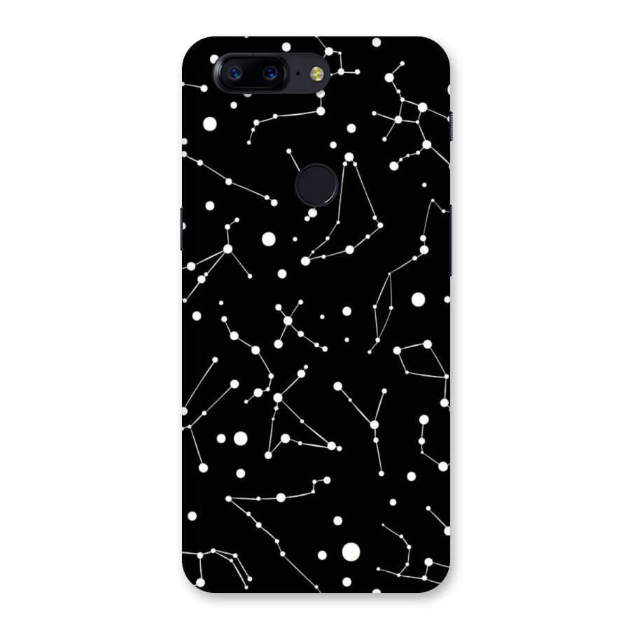 Black Constellation Pattern Back Case for OnePlus 5T