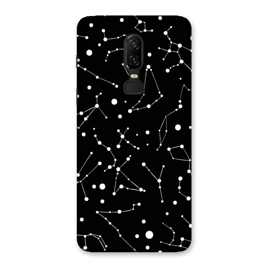 Black Constellation Pattern Back Case for OnePlus 6