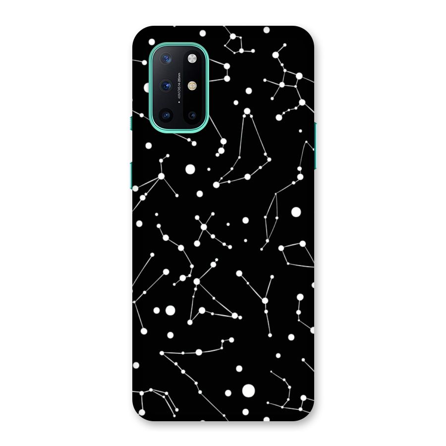 Black Constellation Pattern Back Case for OnePlus 8T