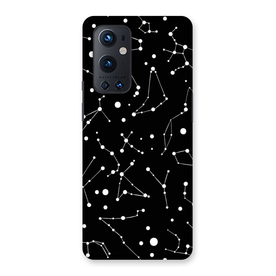 Black Constellation Pattern Back Case for OnePlus 9 Pro