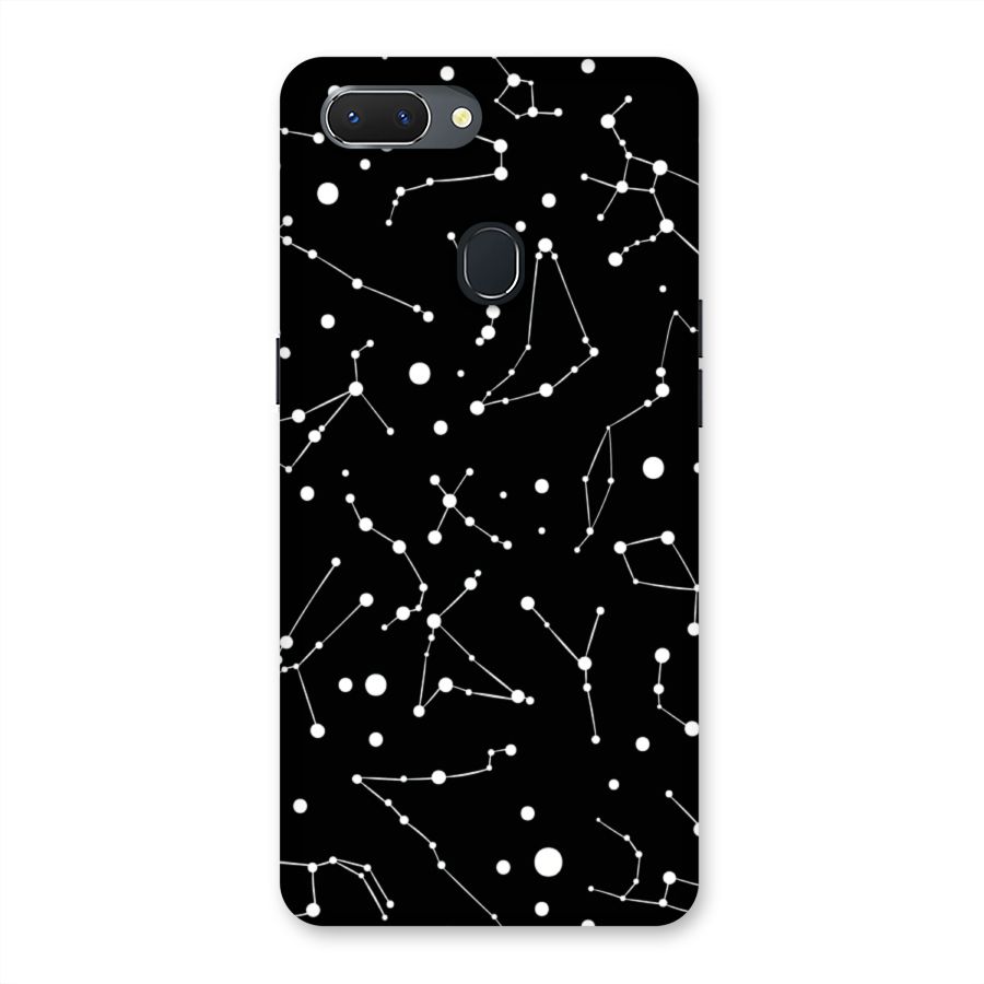 Black Constellation Pattern Back Case for Oppo Realme 2