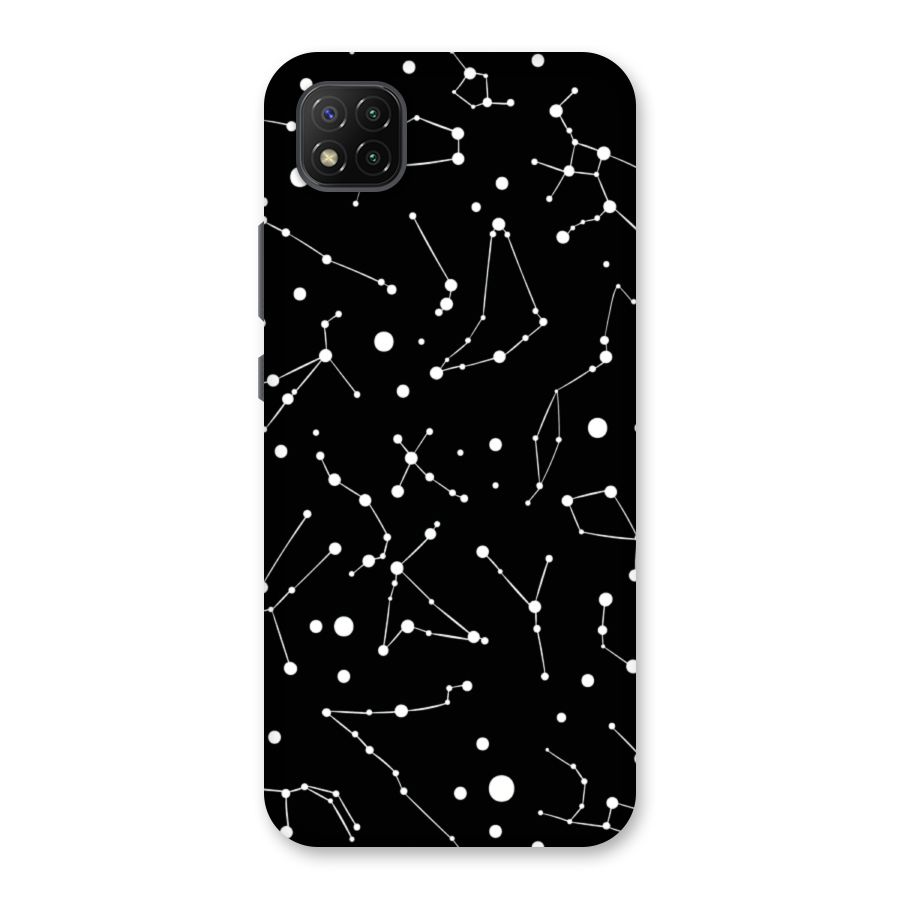 Black Constellation Pattern Back Case for Poco C3