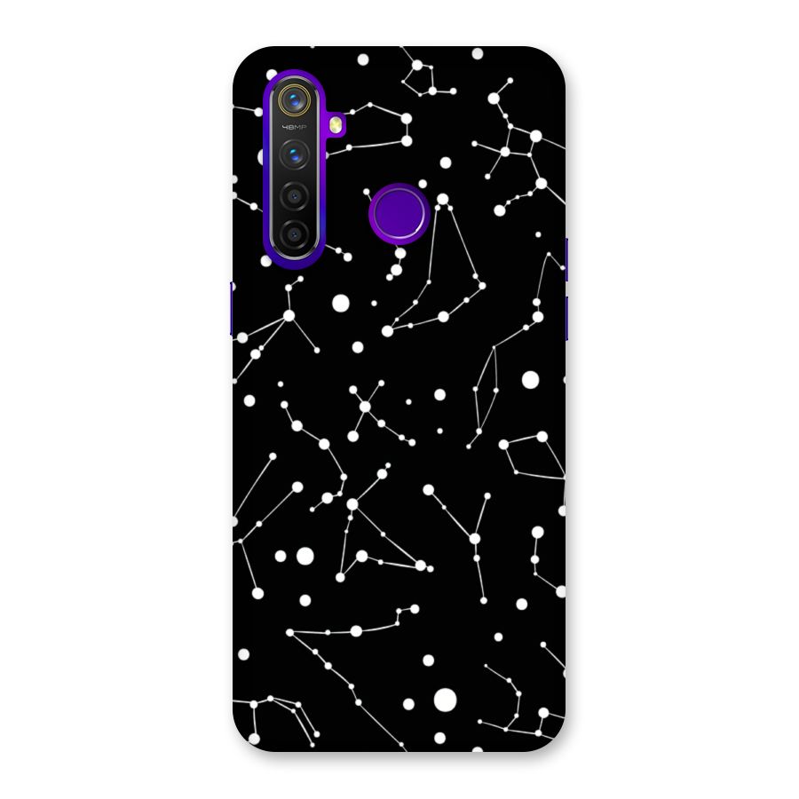 Black Constellation Pattern Back Case for Realme 5 Pro