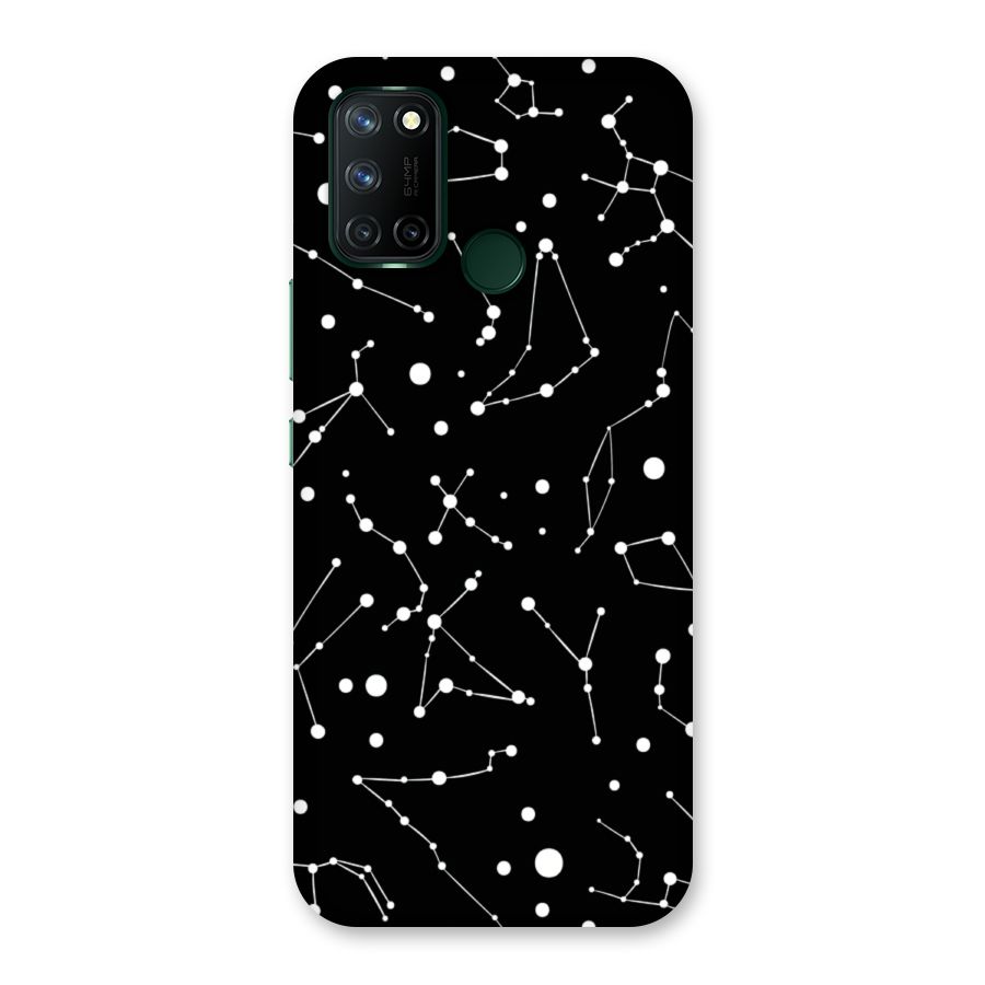 Black Constellation Pattern Back Case for Realme 7i