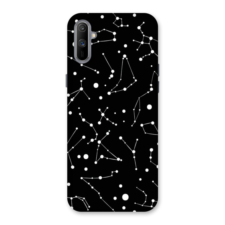 Black Constellation Pattern Back Case for Realme C3