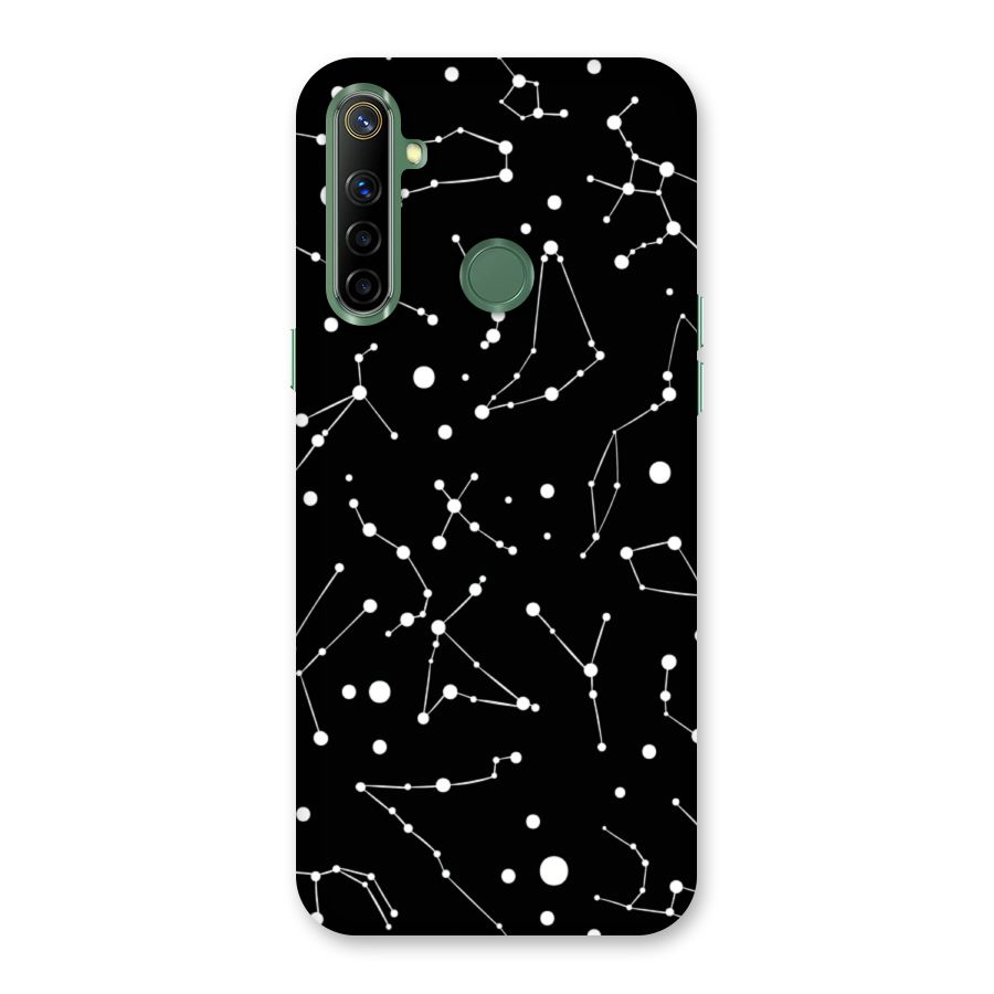 Black Constellation Pattern Back Case for Realme Narzo 10