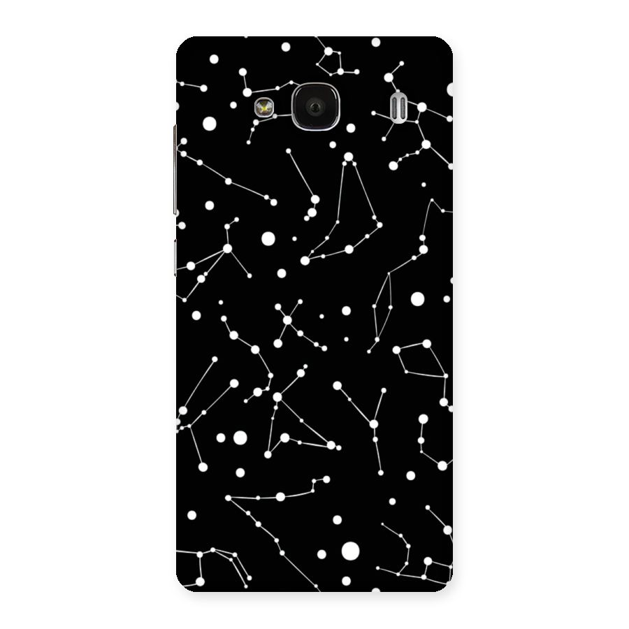 Black Constellation Pattern Back Case for Redmi 2s