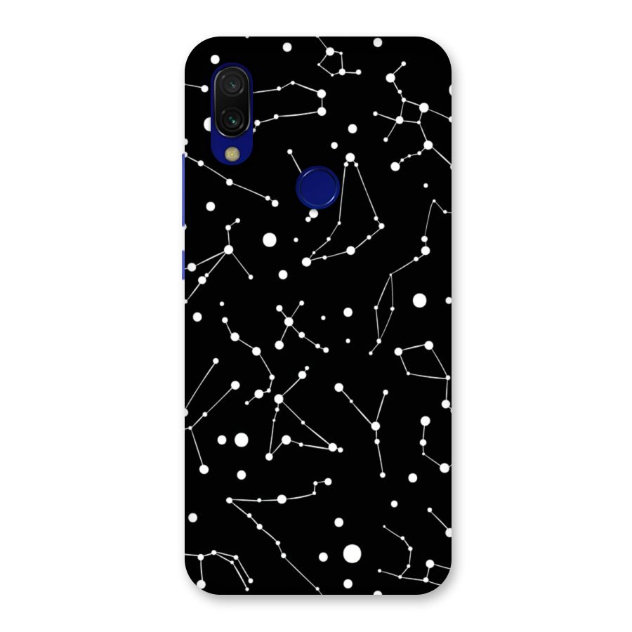 Black Constellation Pattern Back Case for Redmi 7