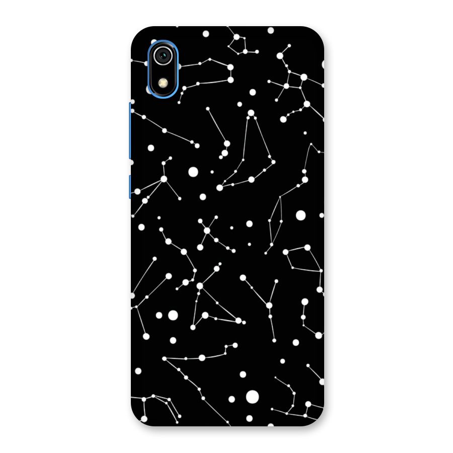Black Constellation Pattern Back Case for Redmi 7A