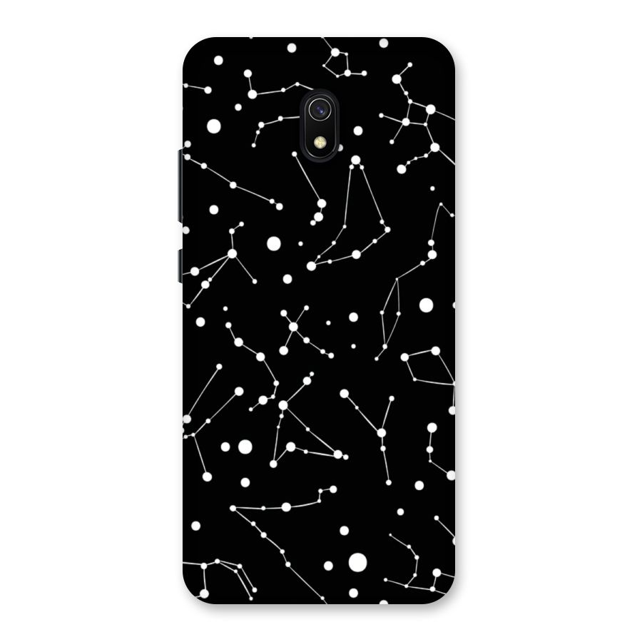 Black Constellation Pattern Back Case for Redmi 8A