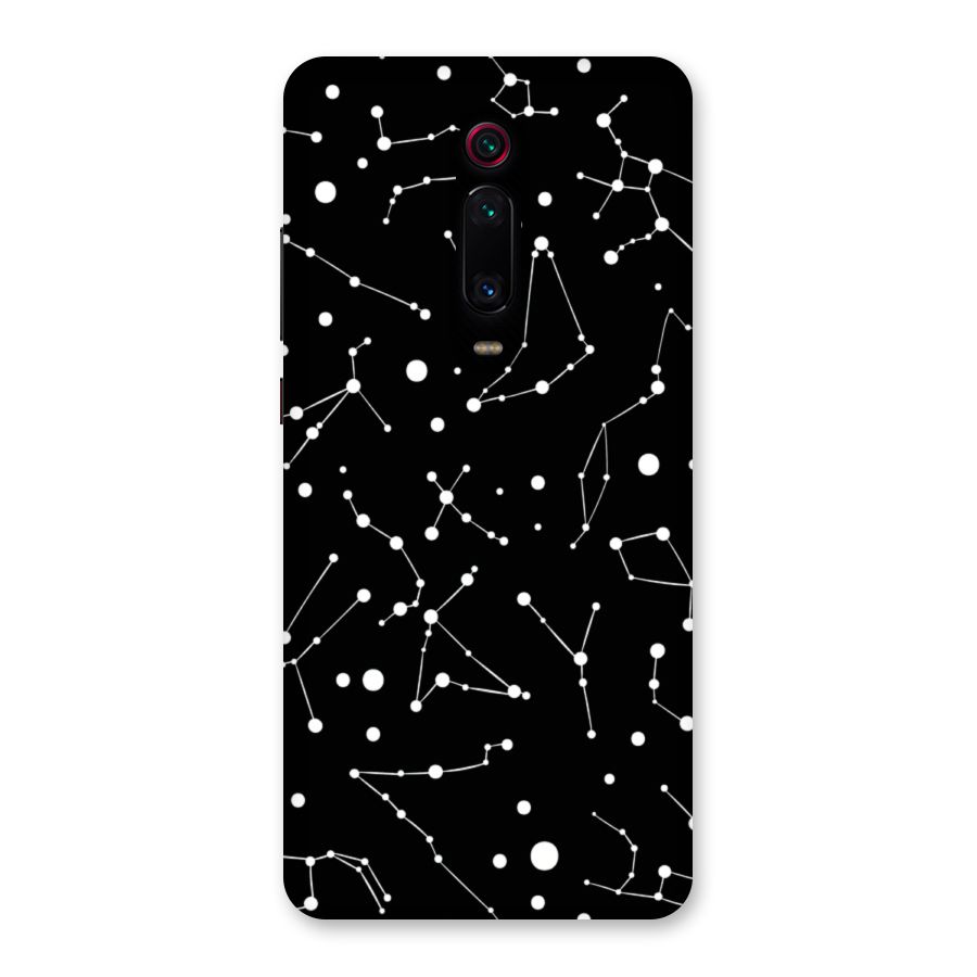 Black Constellation Pattern Back Case for Redmi K20