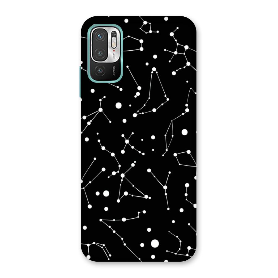 Black Constellation Pattern Back Case for Redmi Note 10T 5G