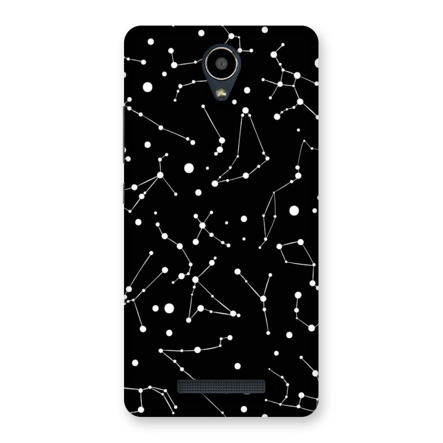 Black Constellation Pattern Back Case for Redmi Note 2