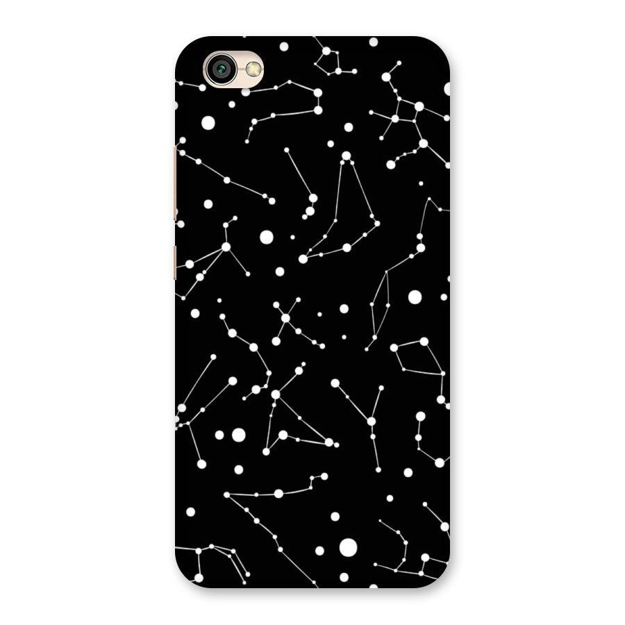 Black Constellation Pattern Back Case for Redmi Y1 Lite