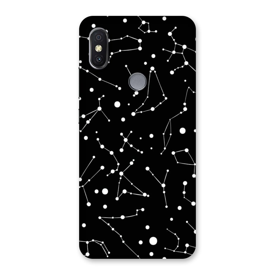 Black Constellation Pattern Back Case for Redmi Y2