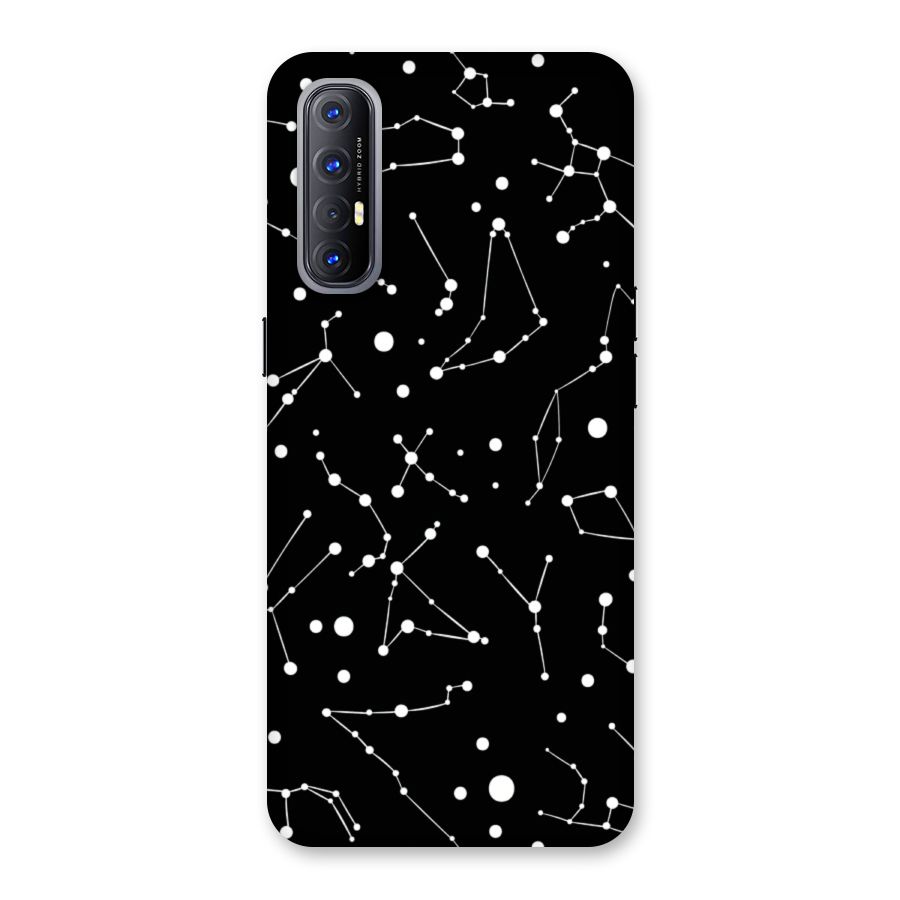 Black Constellation Pattern Back Case for Reno3 Pro