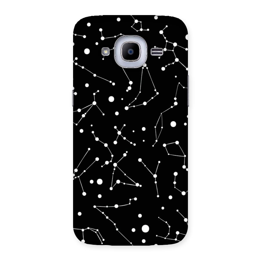 Black Constellation Pattern Back Case for Samsung Galaxy J2 2016