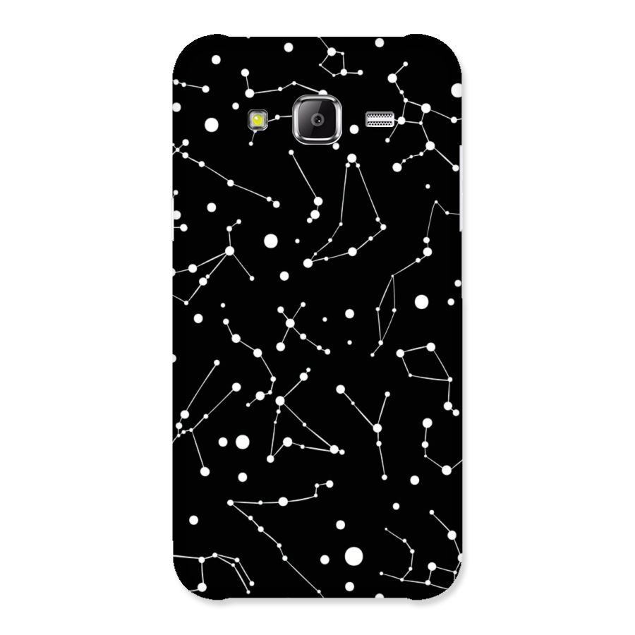 Black Constellation Pattern Back Case for Samsung Galaxy J2 Prime
