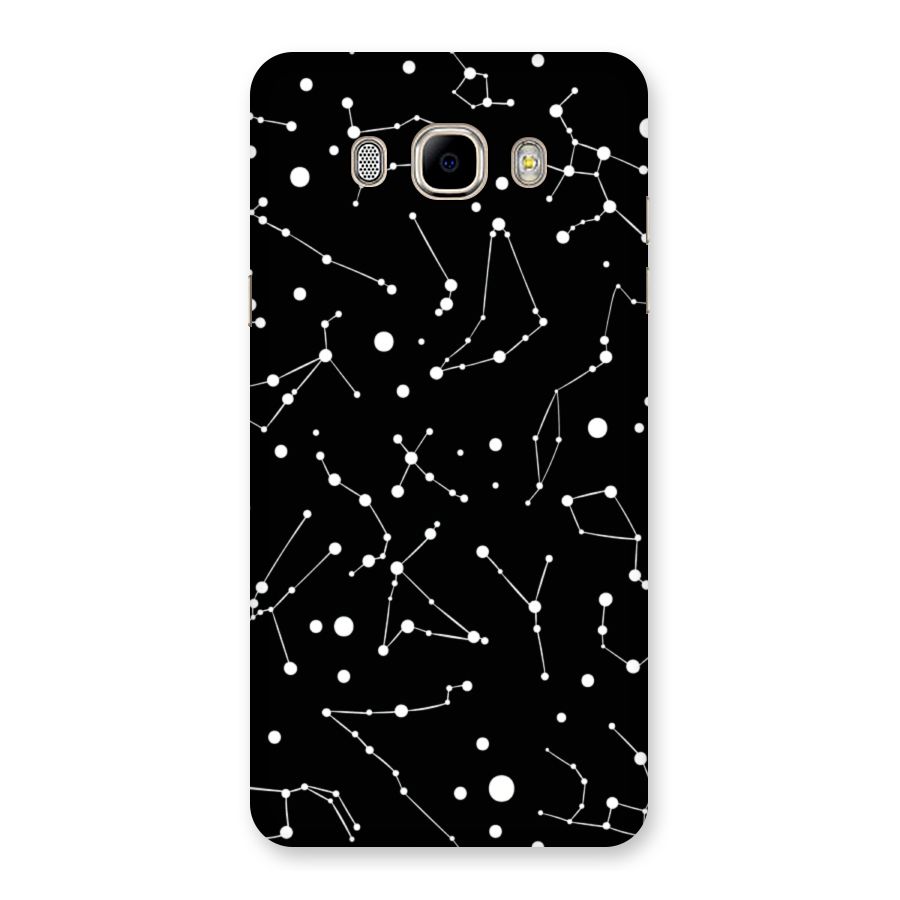 Black Constellation Pattern Back Case for Samsung Galaxy J7 2016