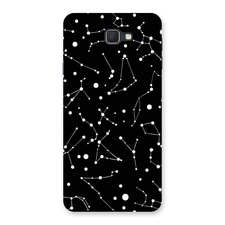 Black Constellation Pattern Back Case for Samsung Galaxy J7 Prime