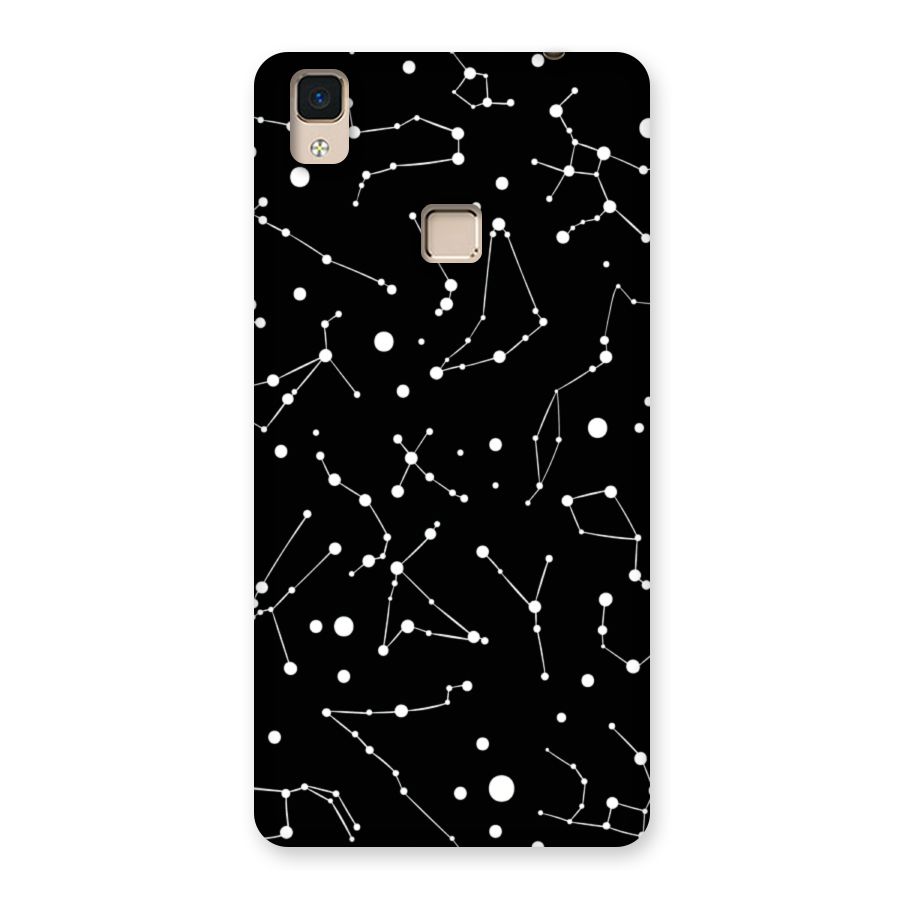 Black Constellation Pattern Back Case for V3 Max